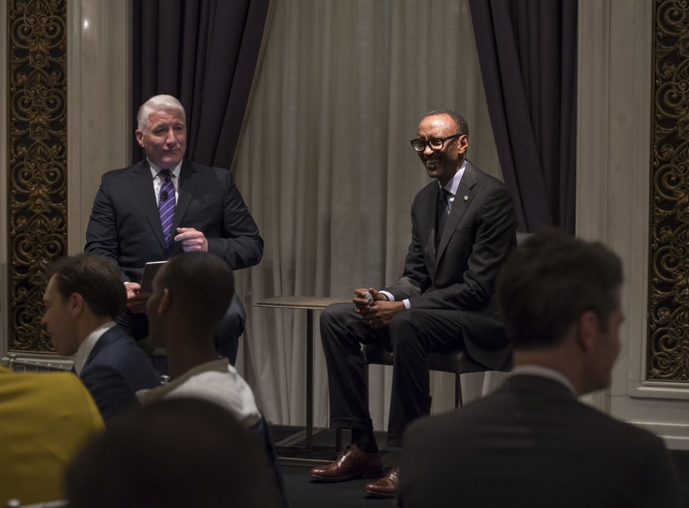President Kagame yesterday evening attended a dinner of the National Basketball Association (NBA) Board of Governors where he shared Rwanda’s resilience process after the 1994 Genocide against the Tutsi