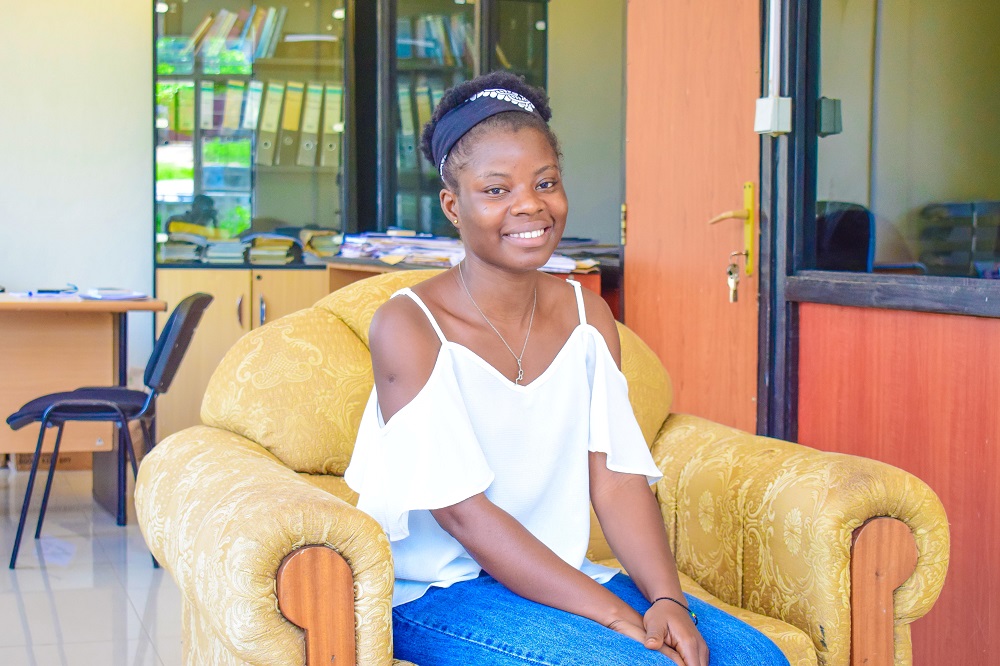 Pricious klede, another student from Liberia studying Accounting at UNILAK revealed that she learnt about UNILAK via internet.  