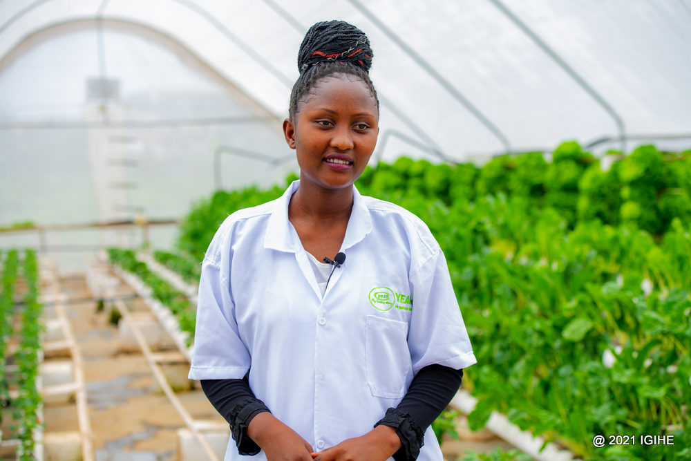 A student at the University of Lay Adventists of Kigali (UNILAK), Gentille Uwimbabazi pledged to make good use of acquired skills.   