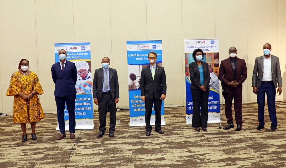 Concerned delegates at the launch of ’Umurimo Kuri Bose’ program.