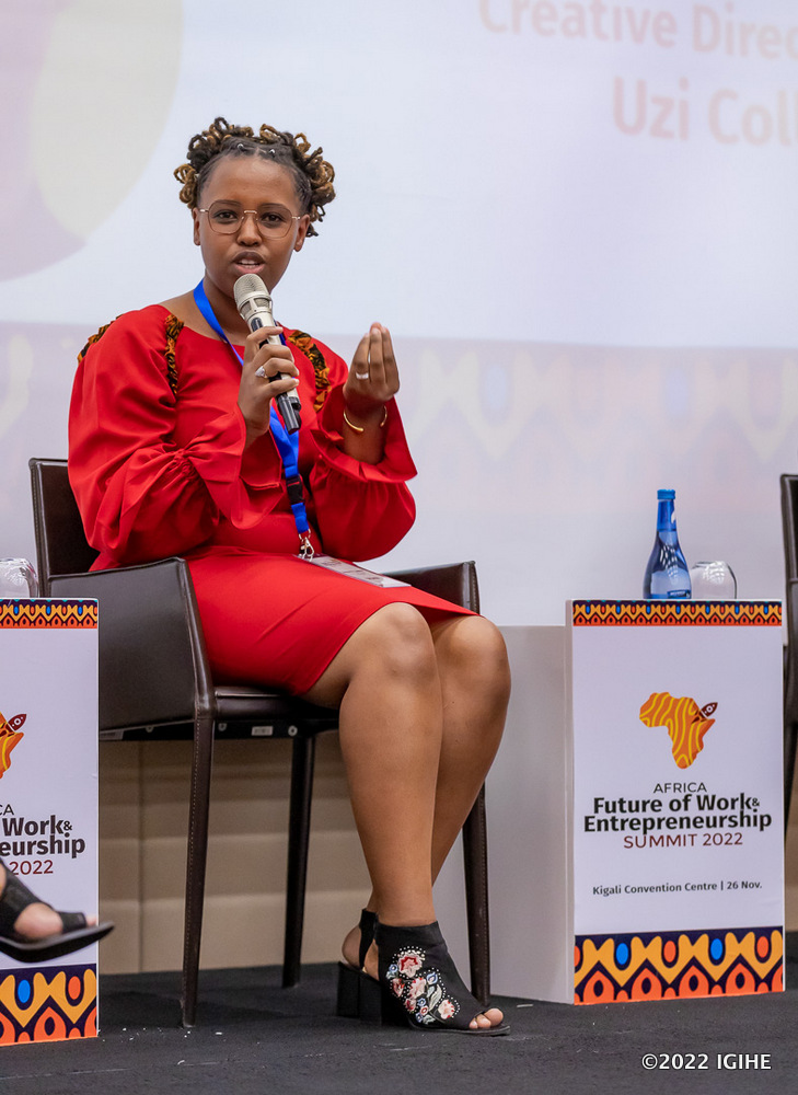 Laurene Umutoni Rwema, the founder of Uzi Collections also featured in panel discussions. 