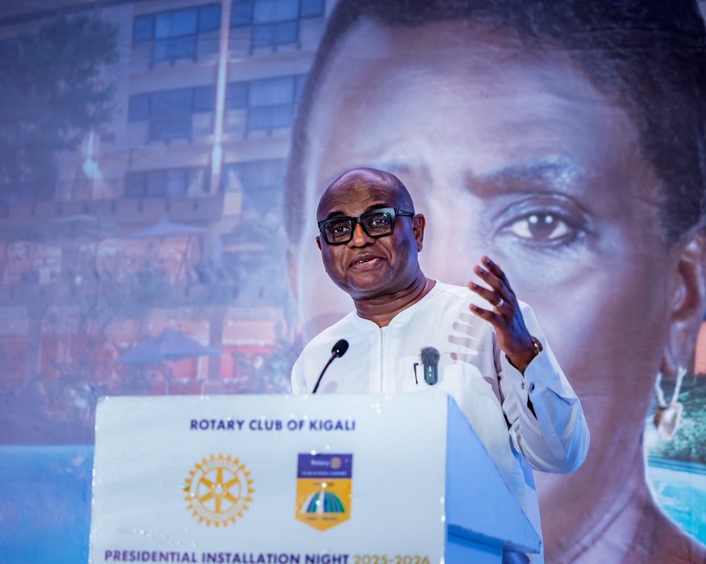 Professor Kingsley Moghalu, President of ASG, expressed his admiration for Rotary Club, describing how it as an organization comprised of individuals committed to outstanding and impactful work.