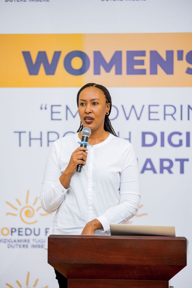 The Managing Director of COPEDU Plc, Raissa Muyango, explained that the training aimed to help women scale their businesses by easing access to credit and promoting the use of digital platforms.
