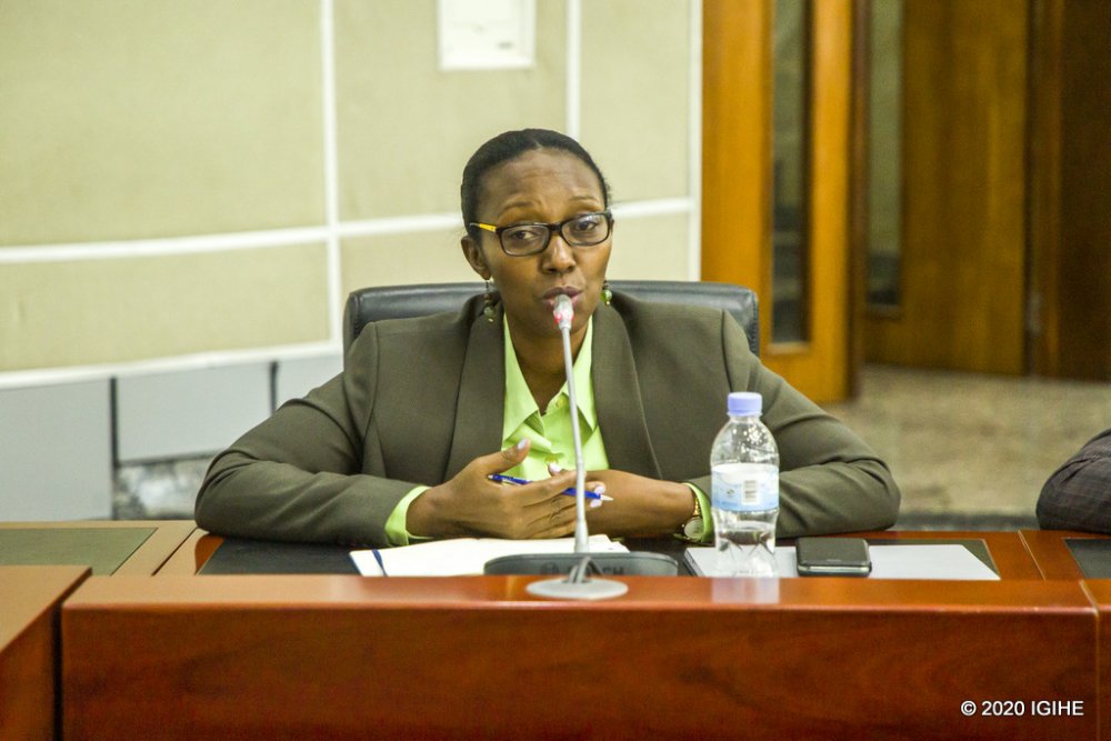 Colette Ruhamya, the director general of Rwanda Environment Management Authority (REMA)