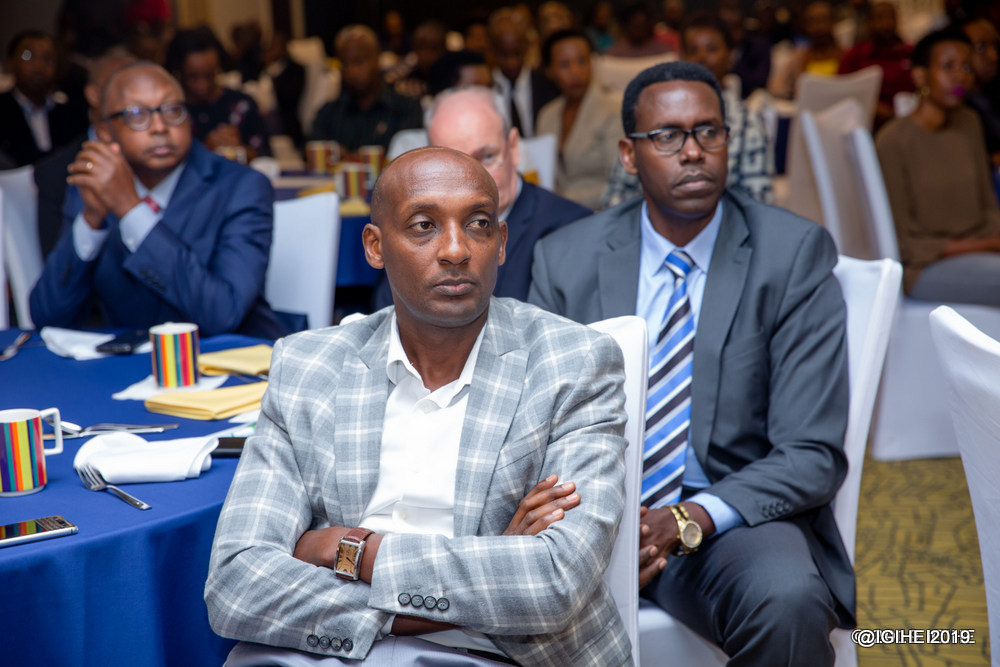 Richard Tusabe, the General-Director of  Rwanda Social Security Board (RSSB) was in the meeting