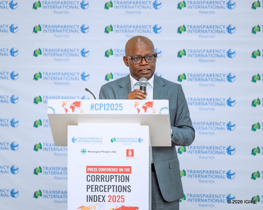 Appolinaire Mupiganyi, Executive Director of TI Rwanda, attributed the results to the country's strong institutional framework and sustained political commitment to combating corruption.
