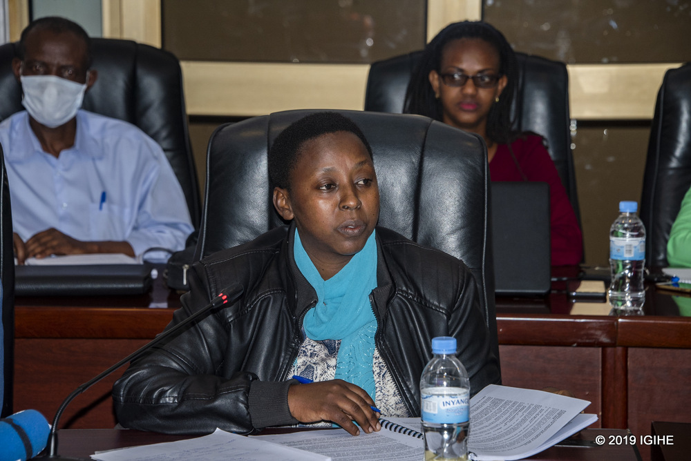 Esther Batamuriza, RCA Director of Administration and Finance was detained for financial mismanagement. 