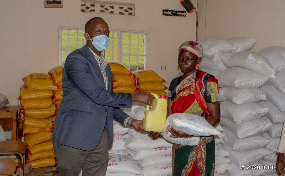 Erick Mugesera, the Human Resources Manager at Kigali Serena Hotel said they selected the village because there are a number of vulnerable families that needed support