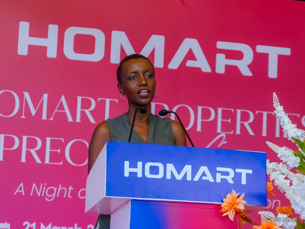 Marie Solange Muhirwa, the Director of Planning in Kigali, thanked Homart Group for its investment in various development projects that benefit the country.