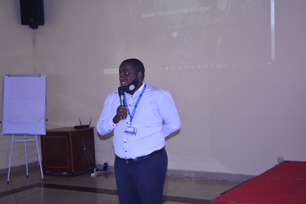Nshuti Thierry said they have partnered with RAB to keep the bank involved in the development of modern agriculture