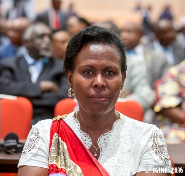 The mayor of Kicukiro district, Dr Jeanne Nyirahabimana