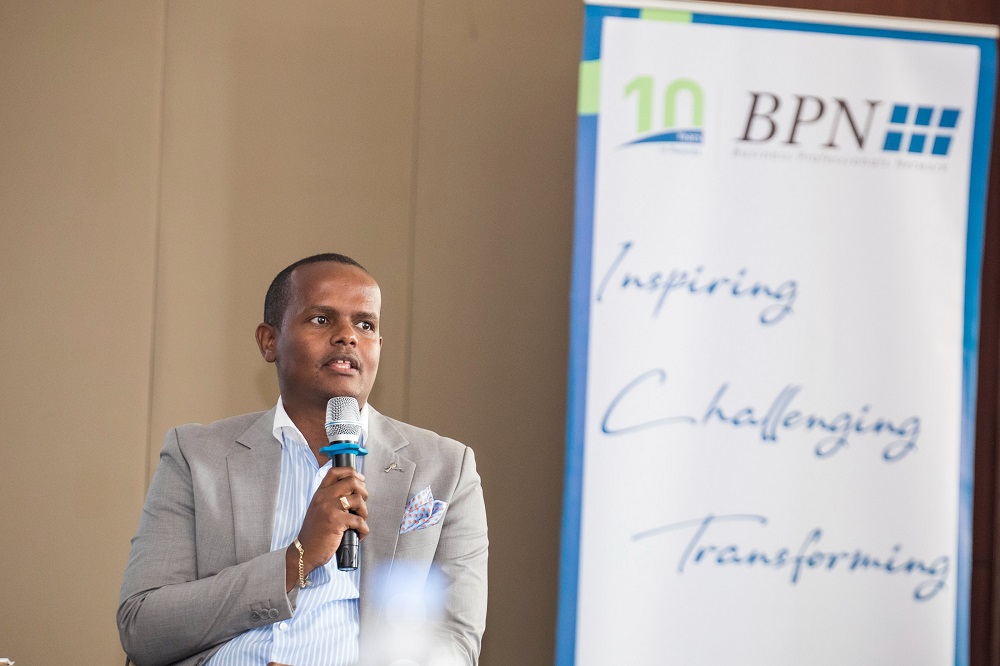 Gashugi Jean Pierre, the Manager of Comright Ltd printing house worked with BPN since 2015. 