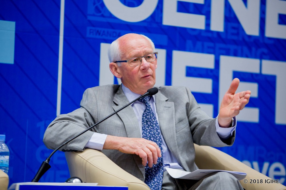 The Chairman of the I&M Bank Rwanda Board, Bill Irwin