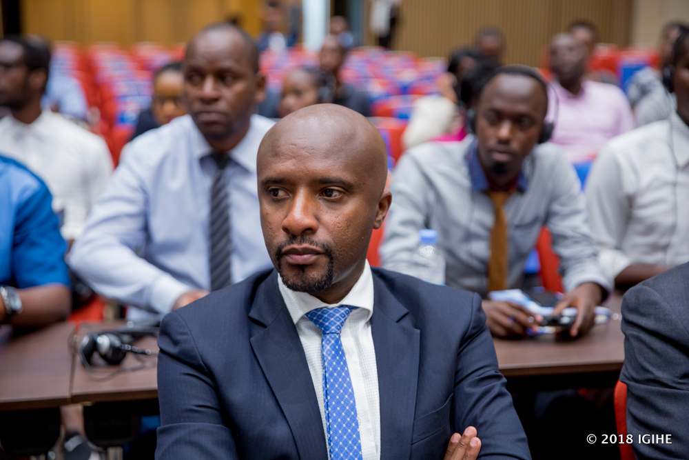 The CEO of Rwanda Stock Exchange, Rwabukumba Pierre Célestin