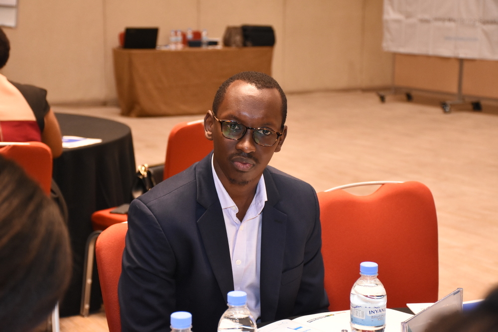 The Chief Executive Officer of AC Group, Patrick Bucyana was among the officials speaking at the event