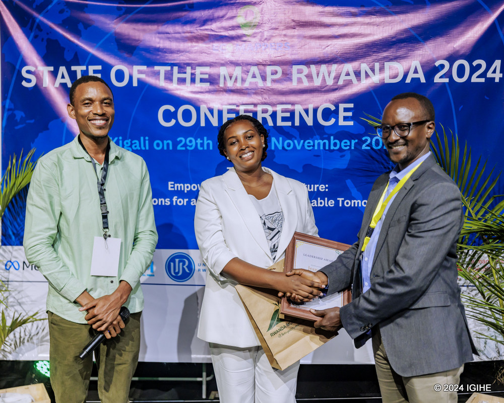 Jeanette Rebecca Nyinawumuntu, CEO of Eco-Mappers Rwanda was recognized for effective leadership.