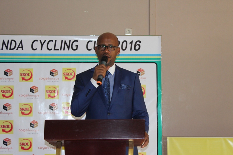 The president of FERWACY, Bayingana Aimable