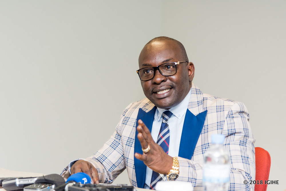 Society for AIDs in Africa Coordinator, Luc Armand Bodea