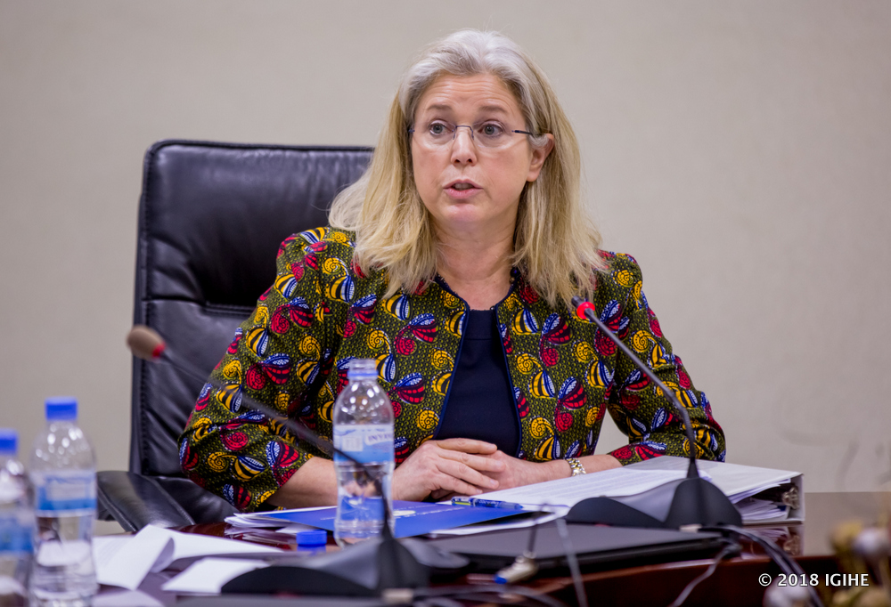 The IMF Mission in Rwanda Chief, Laure Redifer
