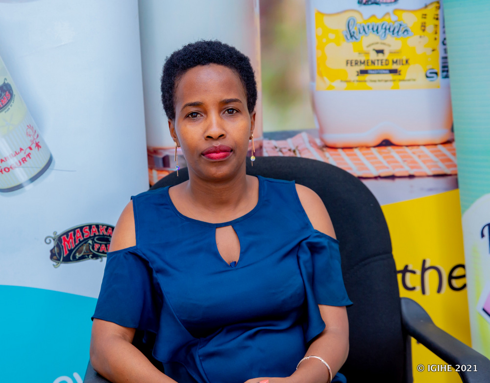 The Managing Director of Masaka Creamery, Julie Igiraneza. 