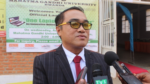 The Provost of Mahatma Gandhi University, Dr. Vince Sinining