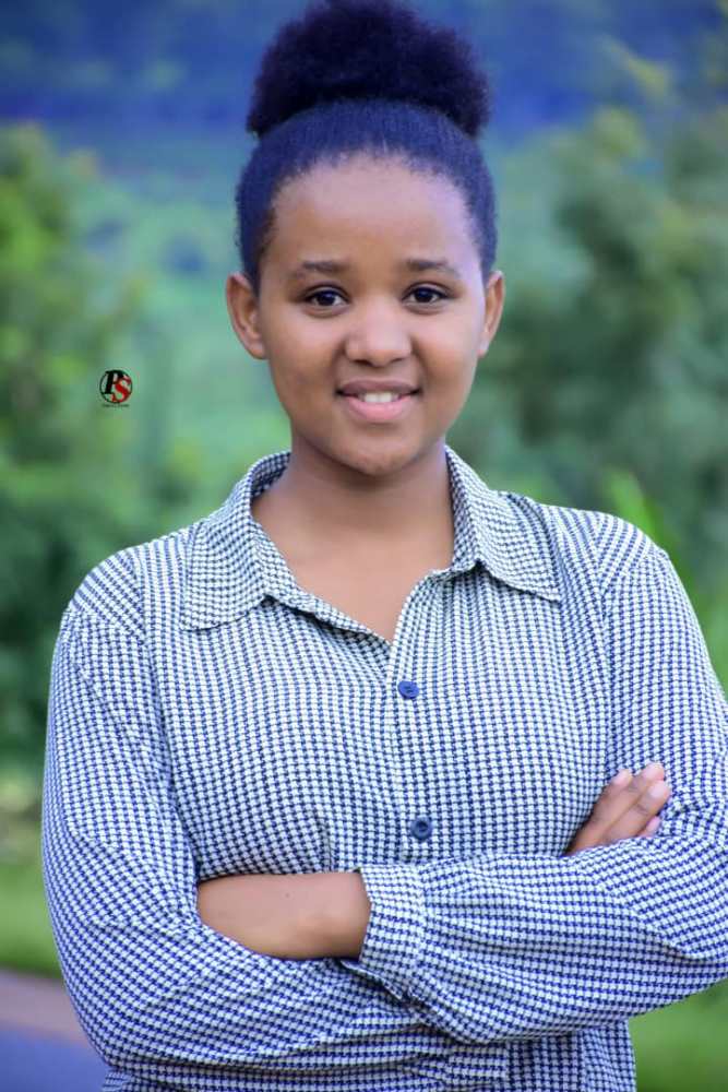 Nadine Umwali is a poultry farmer. 