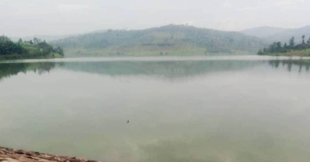 Bishya dam in which the child drowned. 