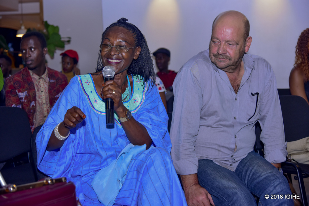 Renowned Author Yolanda Mukagasana, who was present at the event encouraged an emphasis on promoting a reading and writing culture in Rwanda.