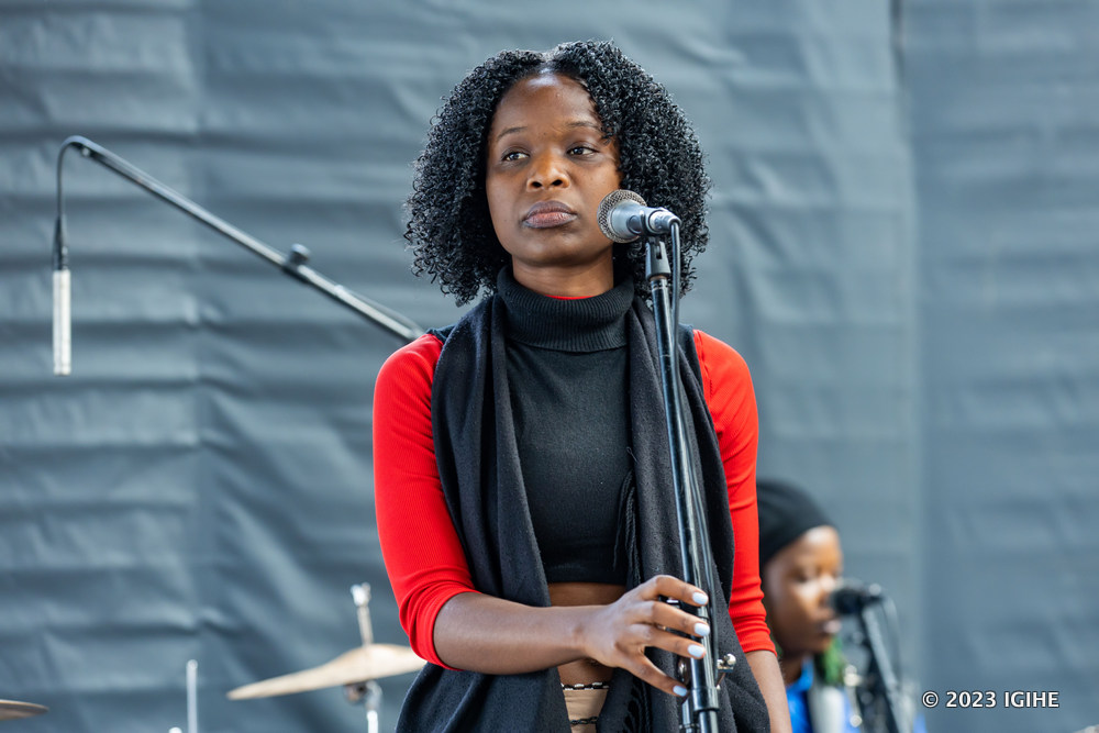 One of Seastarz band members performing at the event. 