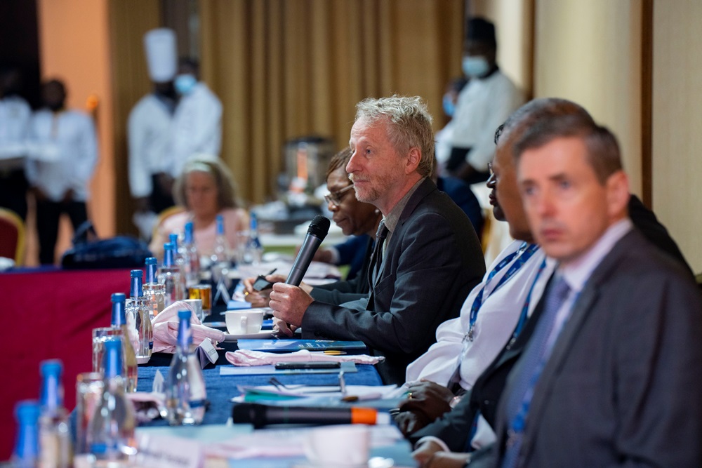 The breakfast meeting brought together envoys from island nations, from Tuvalu to Cyprus to The Bahamas. 