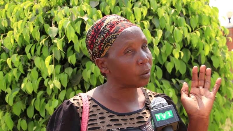 Mukakaregeya Mary, who claims to have begot two children with a late priest of Byumba Diocese