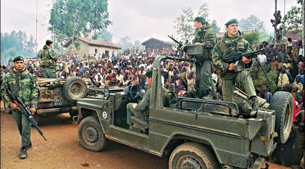 France is accused to have deployed soldiers to train Interahamwe militia.