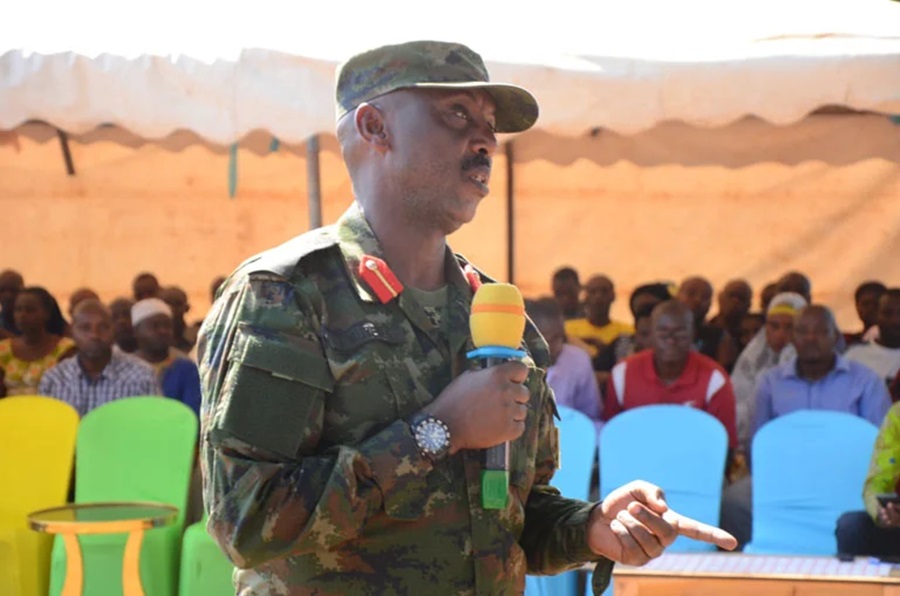 Colonel Frank Mutembe was promoted to the rank of Brigadier General