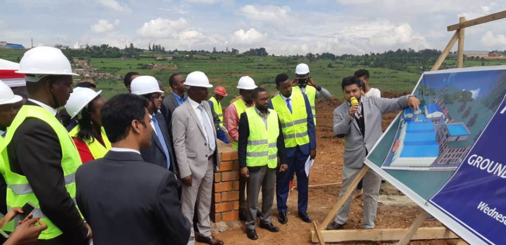 Apex Biotech Ltd, a Chinese pharmaceutical plant has laid a foundation stone on the site for construction of a local plant which will produce various types of medicines