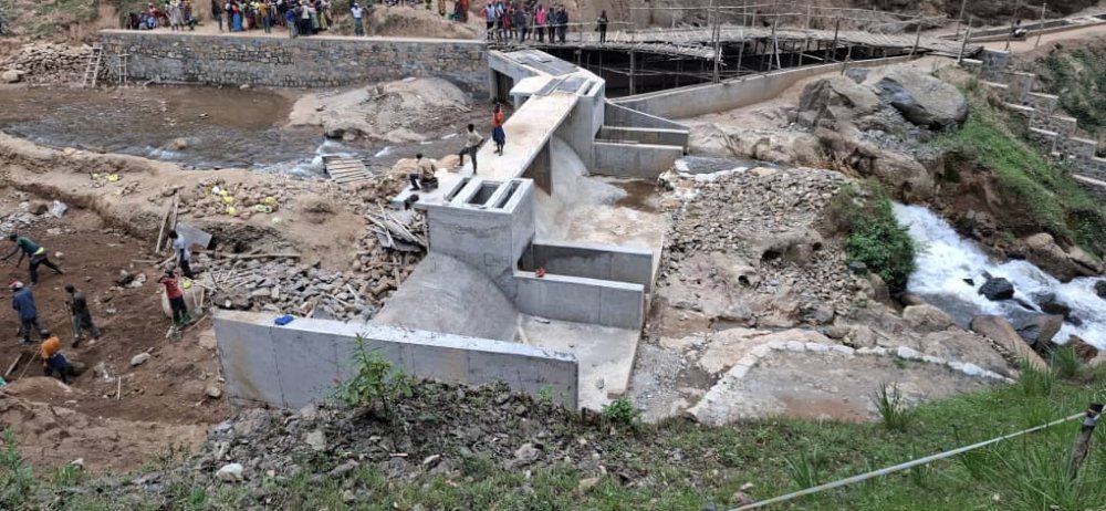 Construction works have been going on for two years.