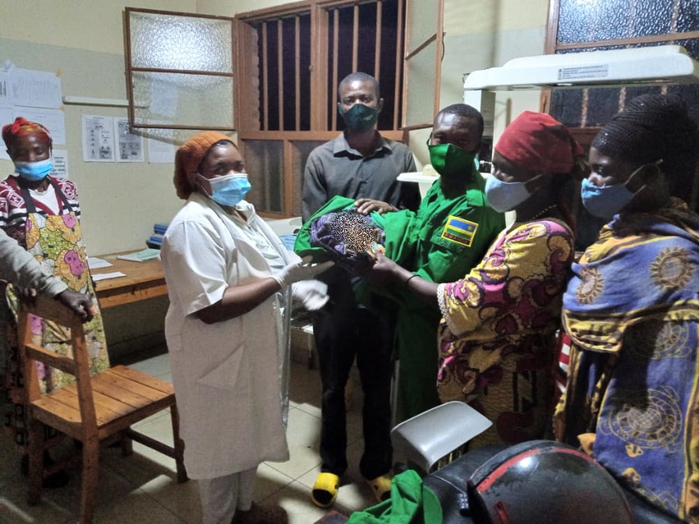 The baby has been taken to Ruhengeri Hospital to take care of her or detect if she has any health problems.
