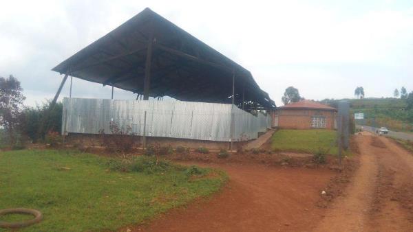 The existing memorial where more than  13,000 genocide victims are laid.