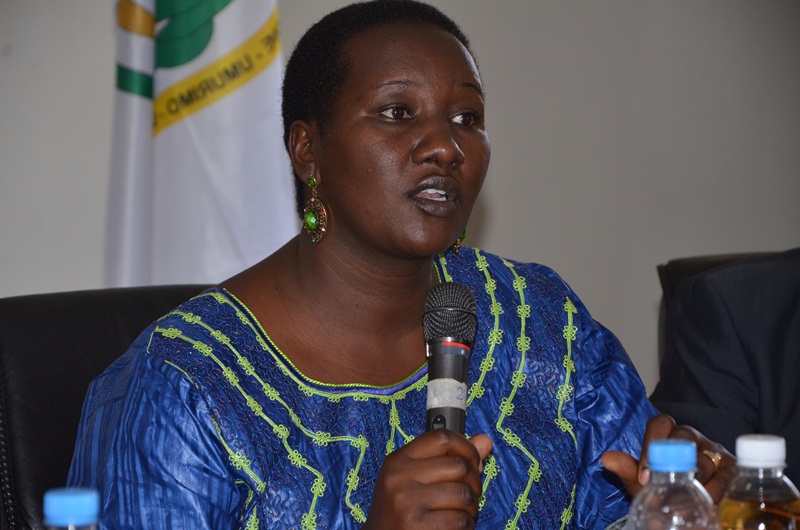 the Minister of Sports and Culture, Uwacu Julienne