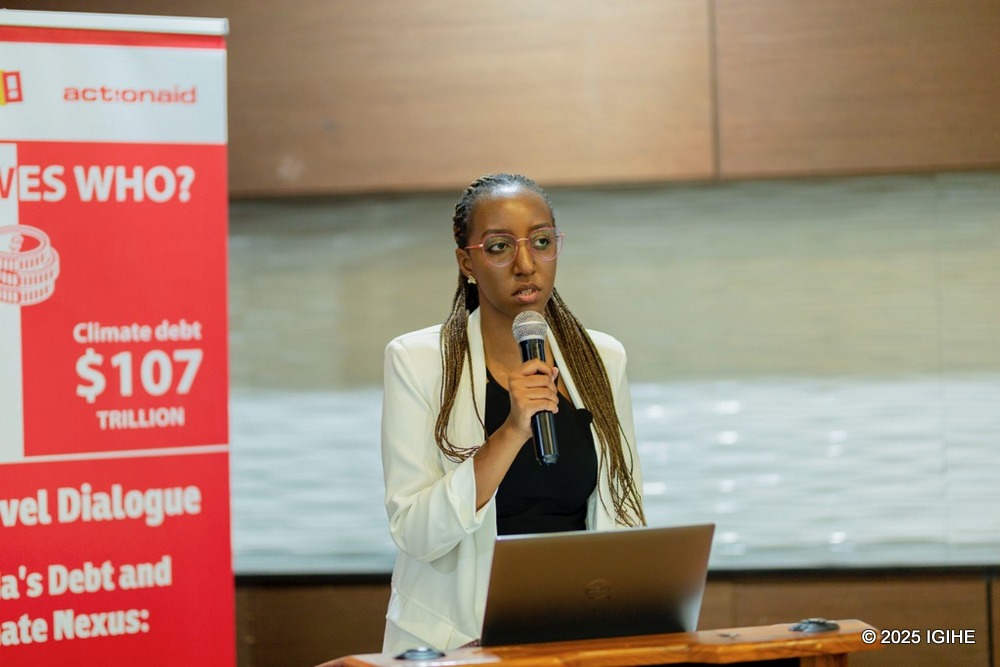 Lauretta Uwase, Program Manager at ActionAid, noted that converting some of the debt into grants for climate projects could reduce the burden of debt repayment and allow funds to be redirected into community development projects.