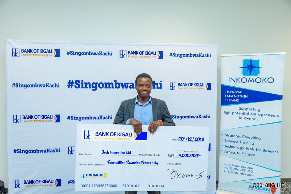 Uwizeye Josue, the CEO of Josh Innovation said that the loan he acquired from BK Urumuri allowed him to expand his business, innovate and create new products.