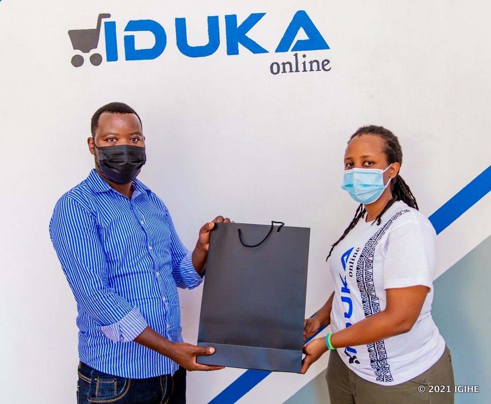 Uwizeyimana (left) was the overall best winner.
