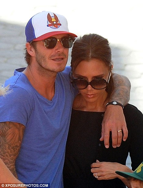David Beckham, a fan of the power balance bracelet