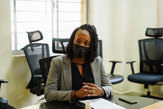 The Assistant Commissioner in charge of Customs Operations at Rwanda Revenue Authority (RRA), Yvonne Gatera. 