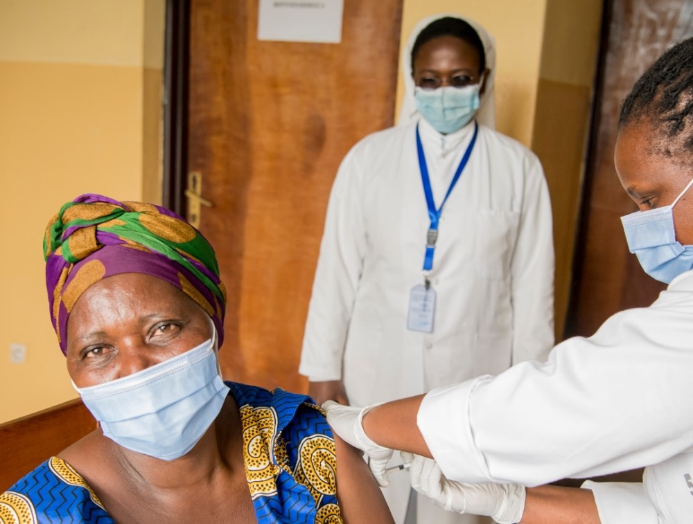 Women are among frontline workers involved in the fight against COVID-pandemic. Photo Courtesy   