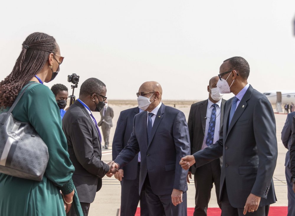 The Minister of Foreign Affairs, Dr. Vincent Biruta is part of the delegation that accompanied President Kagame.
