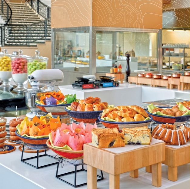 Weekend Brunch is served in a range of a great many options