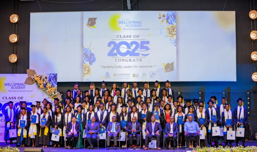 Seventy-four students graduated from Wellspring Academy.