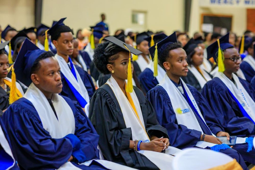 Seventy-four Senior Six students graduated, including 39 boys and 35 girls.