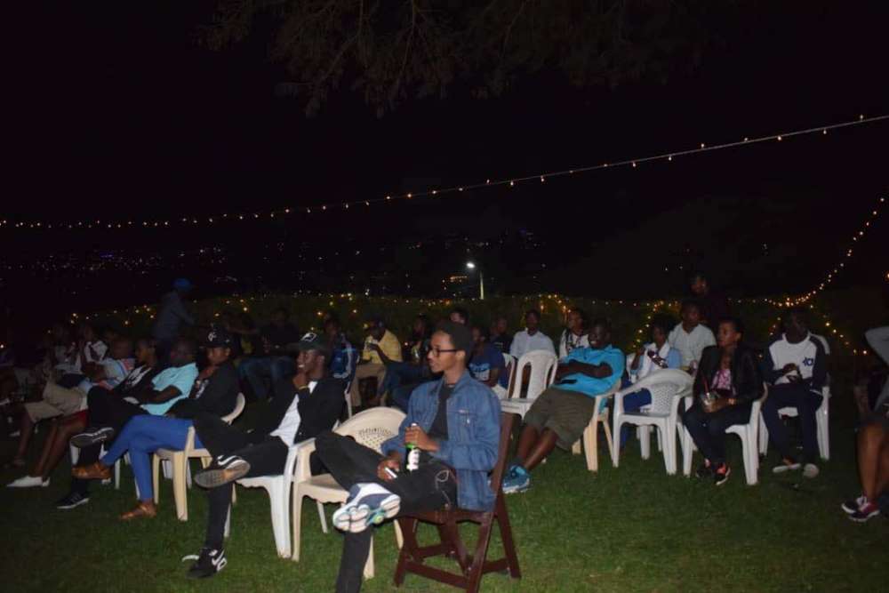 The very first Outdoor Movie screening took place at Caiman Restaurant in May 2018 with a huge turn up of about 300 people where scrumptious dishes were as well served
