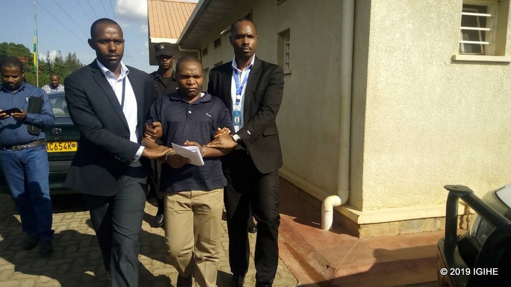 Lt. Col Nsekanabo Jean Pierre Alias Abega, former intelligence of the same group on suspicion of terrorism